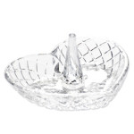 Heart Shape Glass Ring Holder