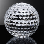 Cassini Crystal Golf Ball Paperweight